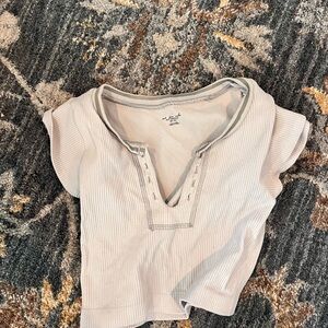 Urban Outfitters out from under Ribbed Crop Top